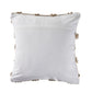 20" Beige And White Diamond Throw Pillow Cover