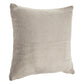 18" Cream And Beige Cotton Throw Pillow Cover