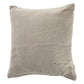 18" Cream And Beige Cotton Throw Pillow Cover