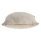 18" Cream And Beige Cotton Throw Pillow Cover