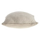 18" Cream And Beige Cotton Throw Pillow Cover