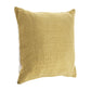 18" Yellow Cotton Throw Pillow Cover