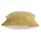 18" Yellow Cotton Throw Pillow Cover