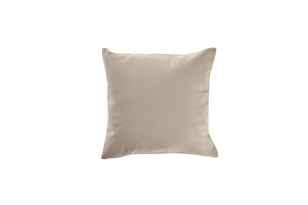 18" Yellow Cotton Throw Pillow Cover