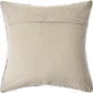 20" Gray And Brown Striped Faux Hide Throw Pillow Cover