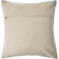 20" Beige And Gray Geometric Faux Hide Throw Pillow Cover