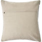 20" Beige And Gray Geometric Faux Hide Throw Pillow Cover