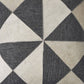 20" Beige And Gray Geometric Faux Hide Throw Pillow Cover