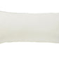 12" X 28" White And Black Lumbar Striped Cotton Throw Pillow Cover with Tassels