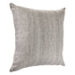 20" Gray Wool Blend Throw Pillow Cover