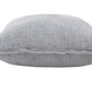 20" Gray Cotton Throw Pillow Cover