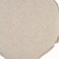 20" Beige Cotton Throw Pillow Cover