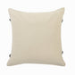 20" Tan And Black Cotton Throw Pillow Cover