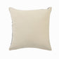 20" Tan And Black Cotton Throw Pillow Cover