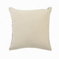 20" Tan And Black Cotton Throw Pillow Cover
