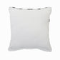 20" White And Black Geometric Cotton Throw Pillow Cover