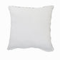 20" White And Gray Geometric Cotton Throw Pillow Cover
