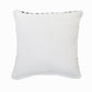20" White And Black Geometric Cotton Throw Pillow Cover