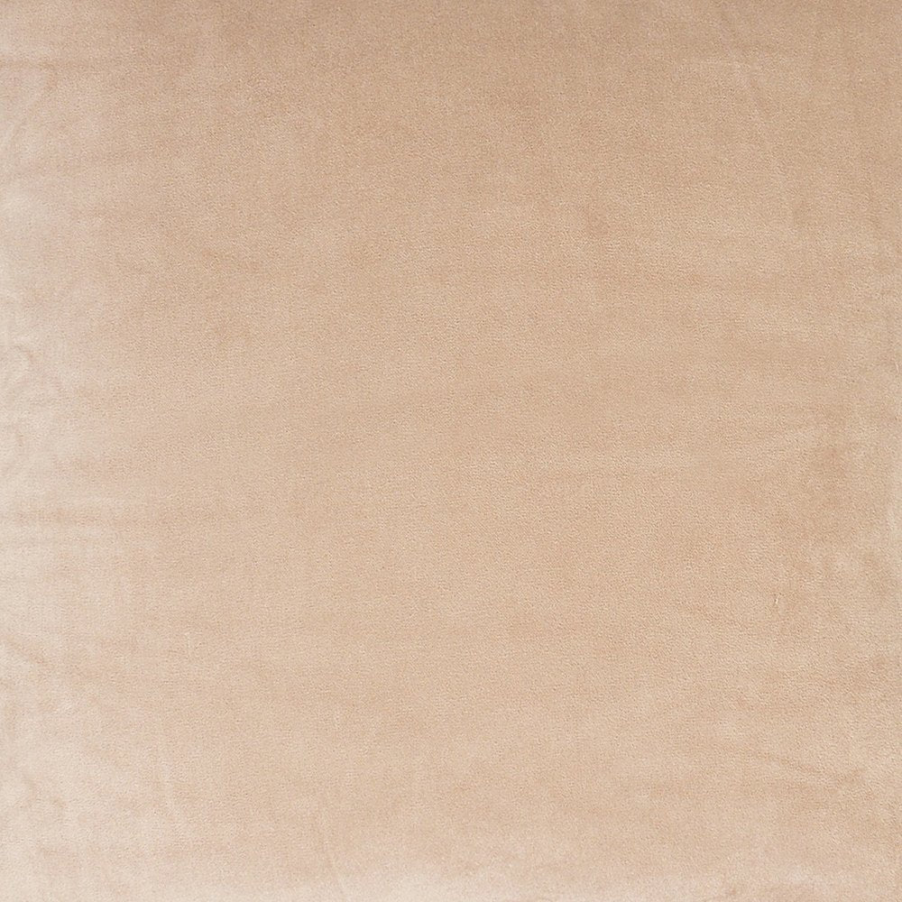 20" Beige Cotton Throw Pillow Cover