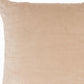 20" Beige Cotton Throw Pillow Cover