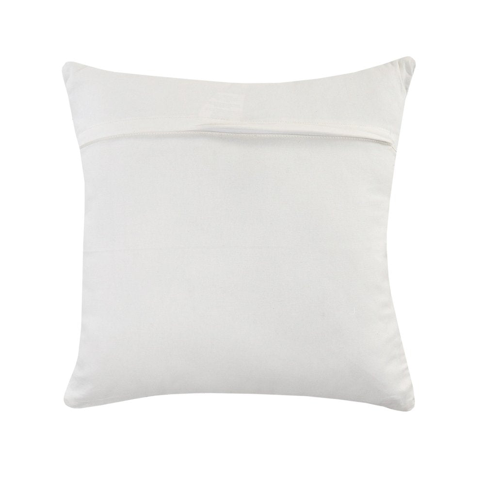 20" Tan And Ivory Throw Pillow Cover