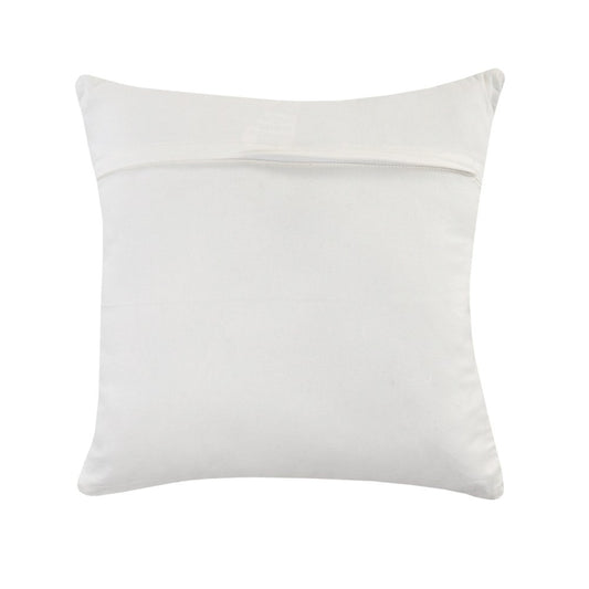 20" Tan And Ivory Throw Pillow Cover