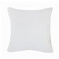 20" Beige And White Geometric Cotton Blend Throw Pillow Cover