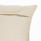 20" Beige And Gray Geometric Cotton Throw Pillow Cover
