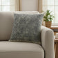 20" Beige And Gray Geometric Cotton Throw Pillow Cover