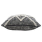 20" Black And Cream Geometric Cotton Throw Pillow Cover