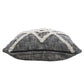 20" Black And Cream Geometric Cotton Throw Pillow Cover