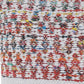20" White And Red Striped Polyester Blend Throw Pillow Cover