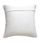 20" White And Red Striped Polyester Blend Throw Pillow Cover