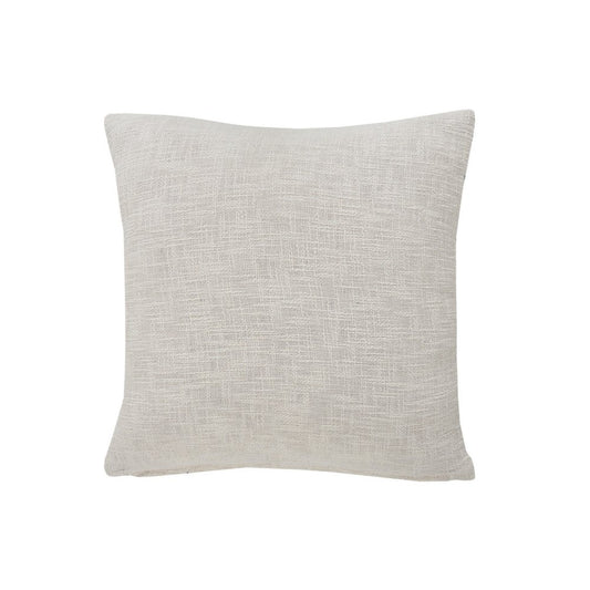20" Blue And White Beach Geometric Cotton Throw Pillow Cover