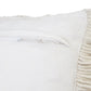 24" White Throw Pillow Cover