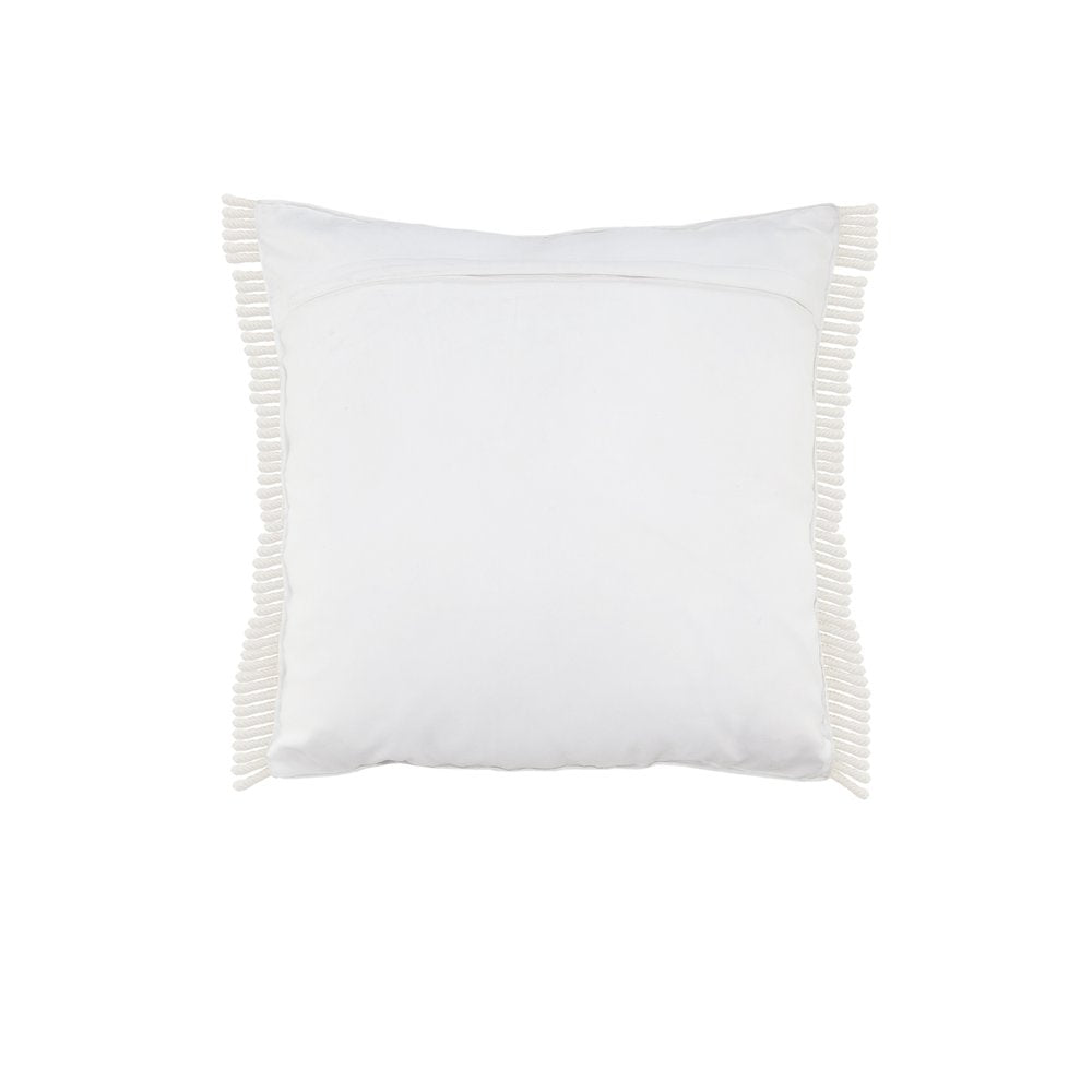 24" White Throw Pillow Cover