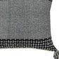 20" Black And White Geometric Cotton Throw Pillow Cover
