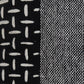 20" Black And White Geometric Cotton Throw Pillow Cover with Tassels