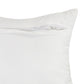 20" Ivory And Gray Throw Pillow Cover