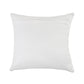 20" Ivory And Gray Throw Pillow Cover
