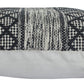 20" Black And White Diamond Cotton Blend Throw Pillow Cover