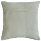 20" Blue And White Striped Cotton Blend Throw Pillow Cover with Embroidery And Texture