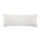 14" X 36" White Orange And Blue Lumbar Geometric Cotton Throw Pillow Cover