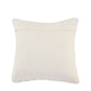 20" White Purple And Red Geometric Cotton Blend Throw Pillow Cover