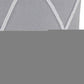 20" Gray And White Beach Geometric Cotton Throw Pillow Cover with Tufts And Texture