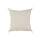 20" Gray And White Beach Geometric Cotton Throw Pillow Cover with Tufts And Texture