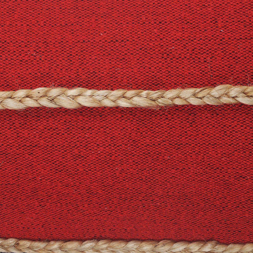 14" X 36" Tan And Blue Lumbar Geometric Cotton Blend Throw Pillow Cover