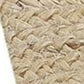 20" Beige Jute Throw Pillow Cover