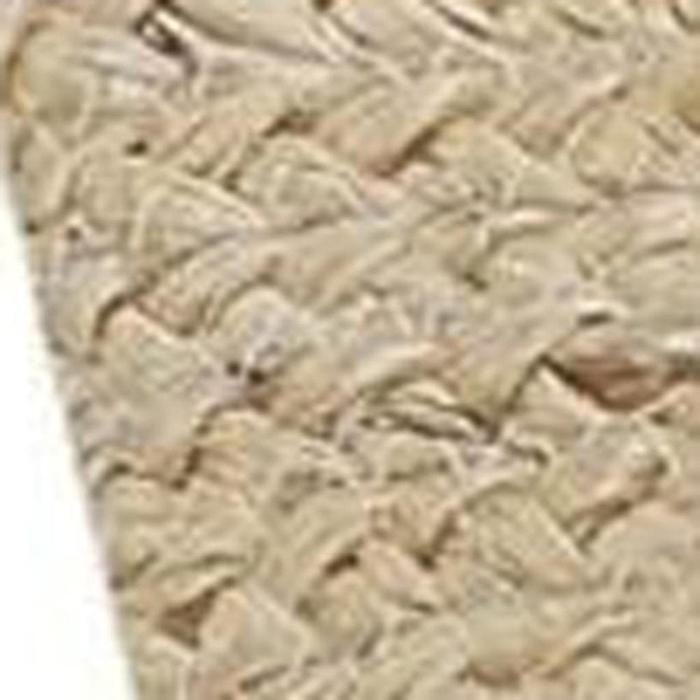 20" Beige Jute Throw Pillow Cover
