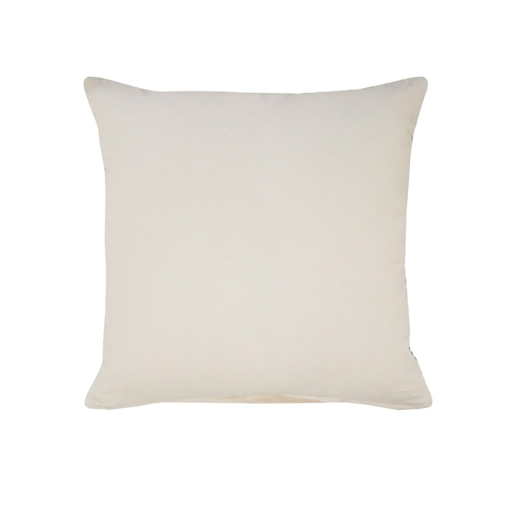 24" Gray And White Paisley Cotton Throw Pillow Cover